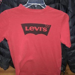 XS red Levis shirt